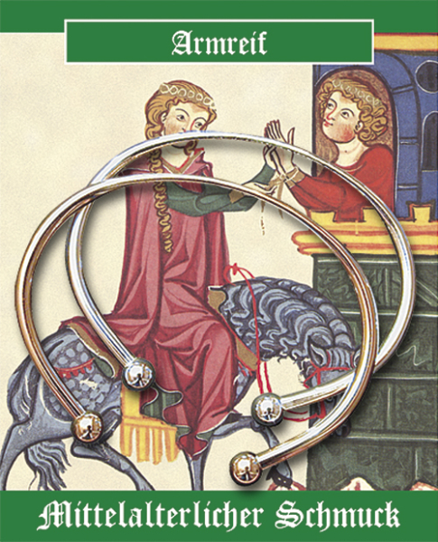 Glatter Armreif, silberfarben