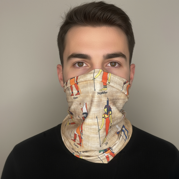 Schlauchschal "Ägyptische Götter"