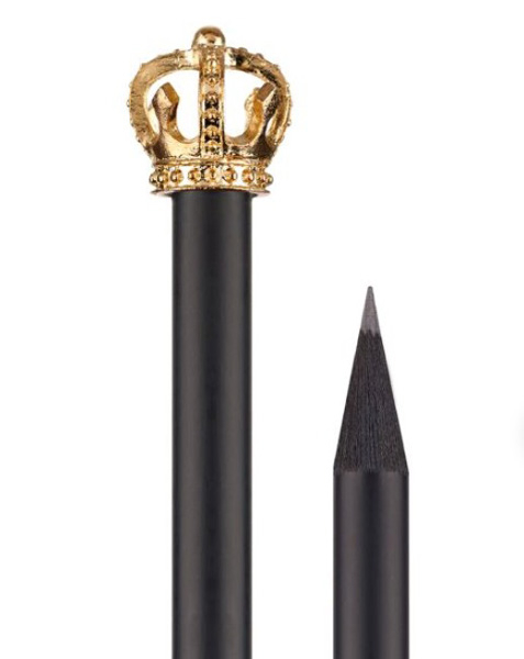Bleistift mit goldener Krone