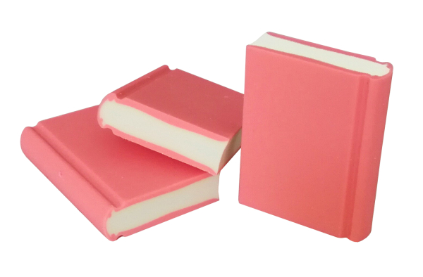 Radiergummi "Buch" - Rot