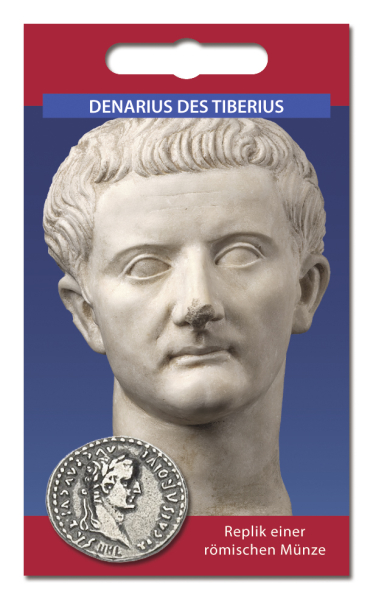 Denar des Tiberius - Münzreplik