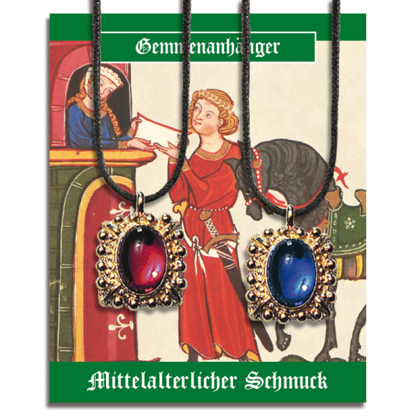 Gemmenanhänger, vergoldet