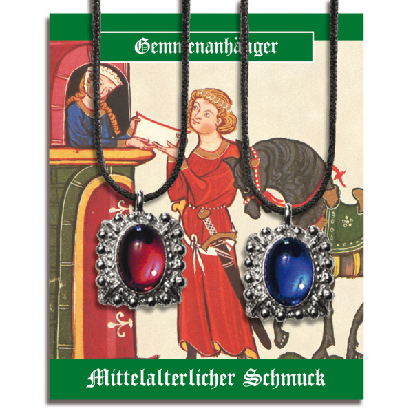 Gemmenanhänger, silberfarben