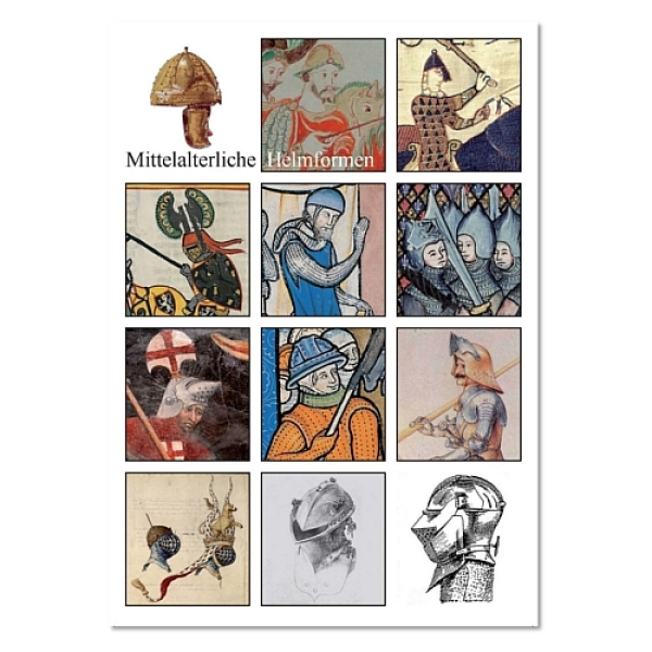 Mittelalterliche Helmformen - Infocard