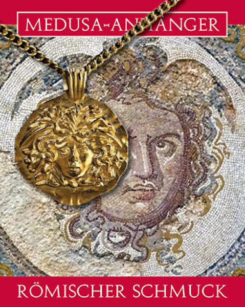 Medusa Anhänger, gold