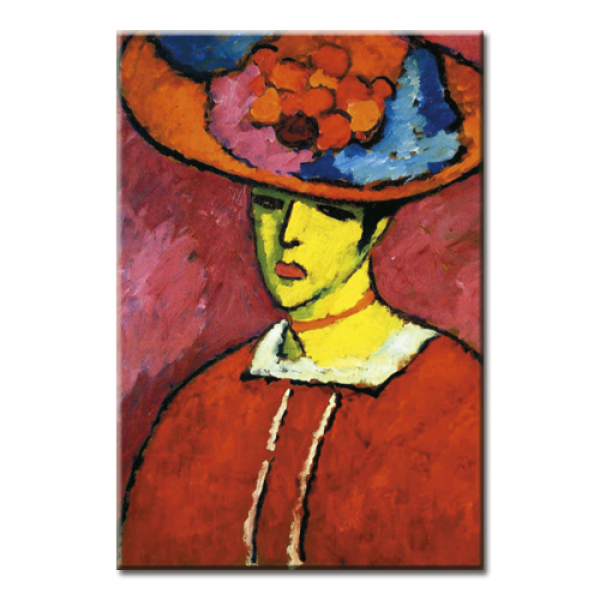 Magnet - Jawlensky, Schokko mit Tellerhut