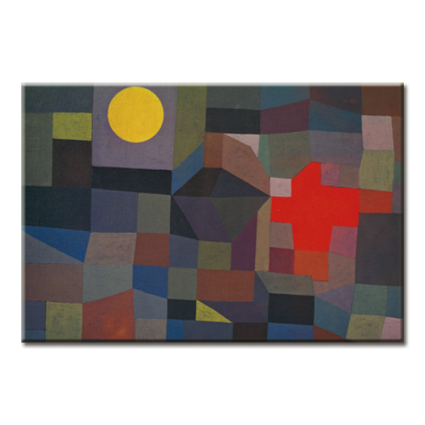 Magnet - Klee, Feuer bei Vollmond