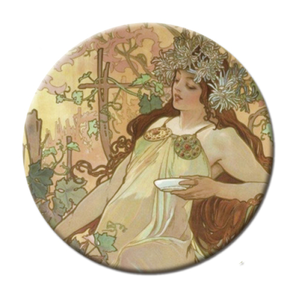 Taschenspiegel - "Mucha  - Herbst"