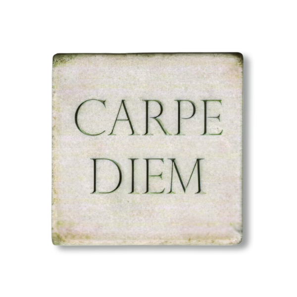 Carpe Diem - Untersetzer aus Marmor