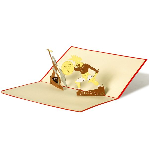 Klappkarte "Gladiatoren"