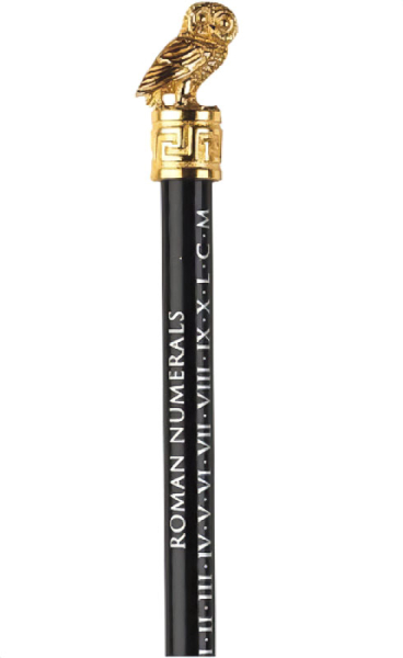 Bleistift - Attische Eule - gold