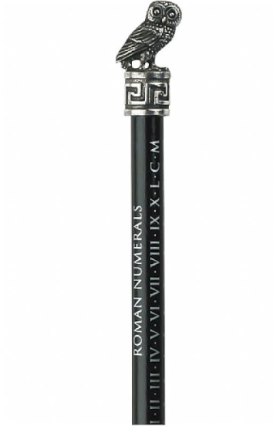Bleistift - Attische Eule - silber