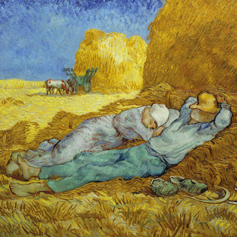 Karte "Van Gogh, La Sieste"