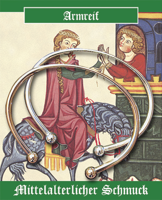 Glatter Armreif, silberfarben