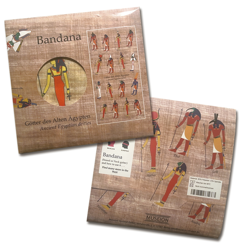 Schlauchschal "Ägyptische Götter"