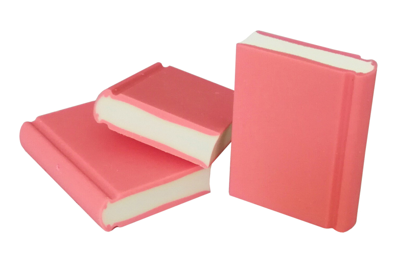 Radiergummi "Buch" - Rot