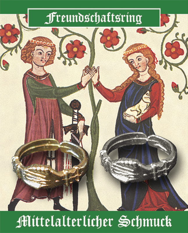 Freundschaftsring, silberfarben