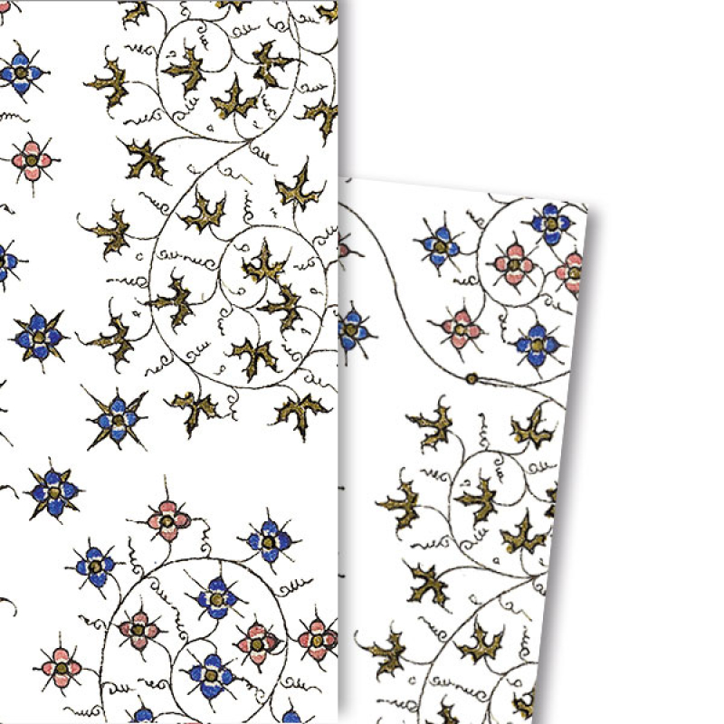 Geschenkpapier "Gotik - Belles Heures" - Detail