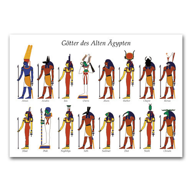 Poster Gotter Des Alten Agypten