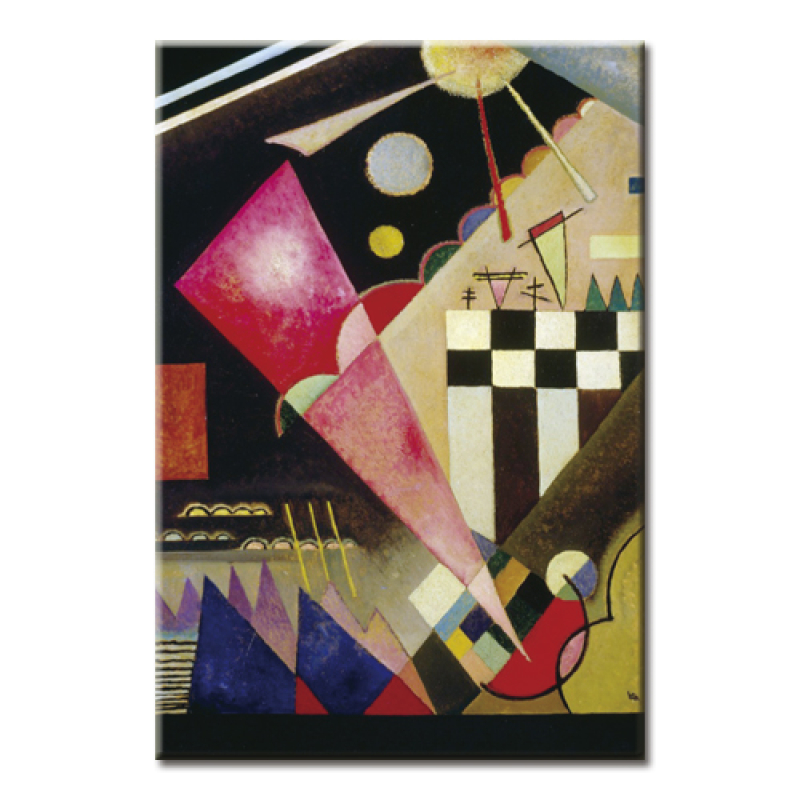 Magnet - Kandinsky, Scharfruhiges Rosa