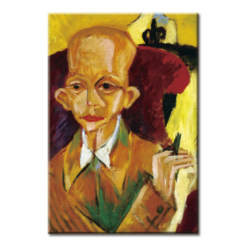 Magnet - Kirchner, Bildnis Oskar Schlemmer