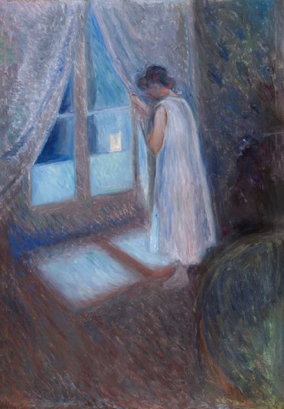 Magnet - Munch, Das Mädchen am Fenster