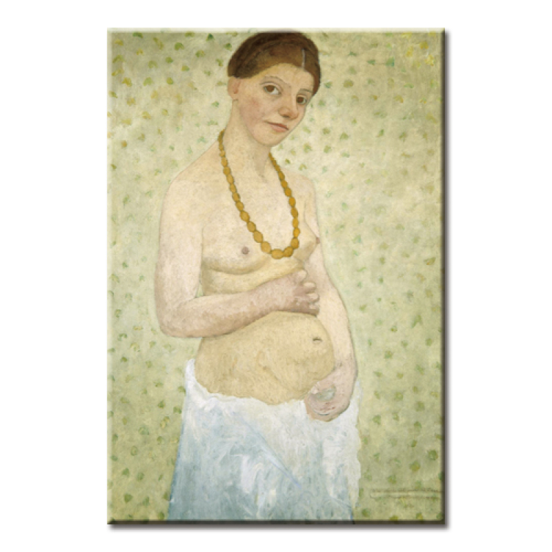 Magnet - Modersohn-Becker, Selbstbildnis am 6. Hochzeitstag