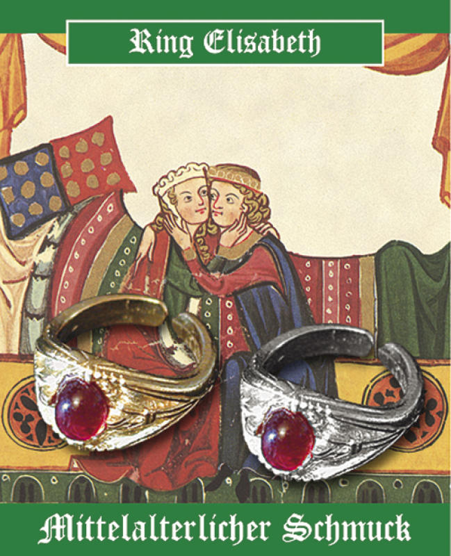 Ring Elisabeth, silberfarben
