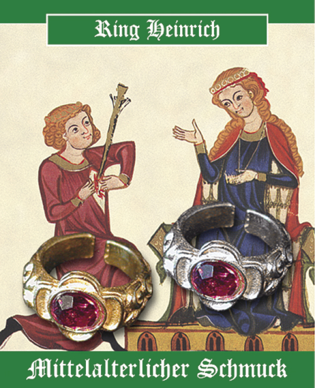 Ring Heinrich, vergoldet