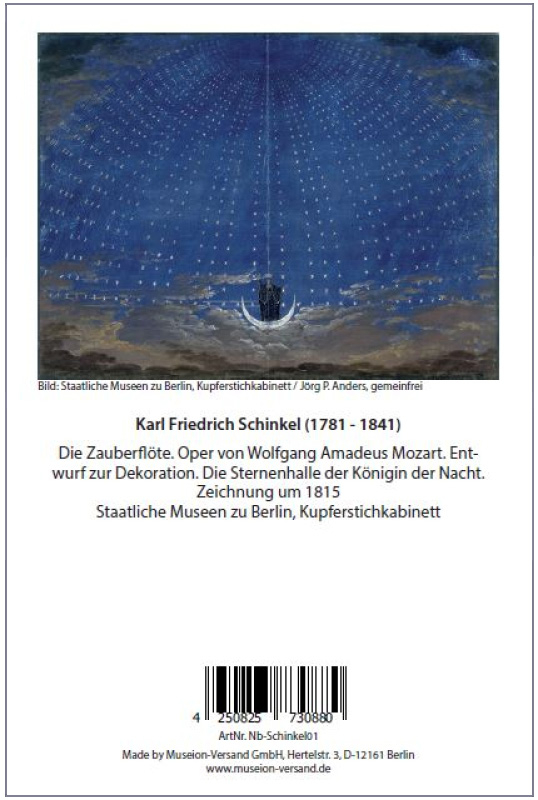 Schinkel, Zauberflöte / Sternenhalle - Block mit schräger Kante