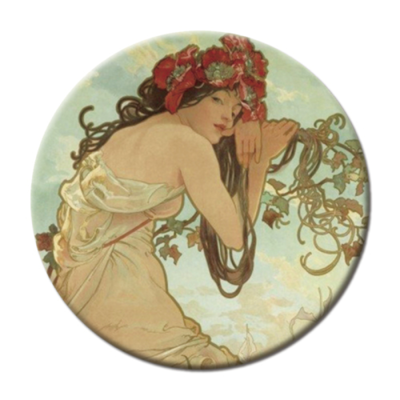 Taschenspiegel - "Mucha - Sommer"
