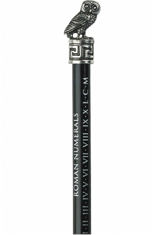 Bleistift - Attische Eule - silber
