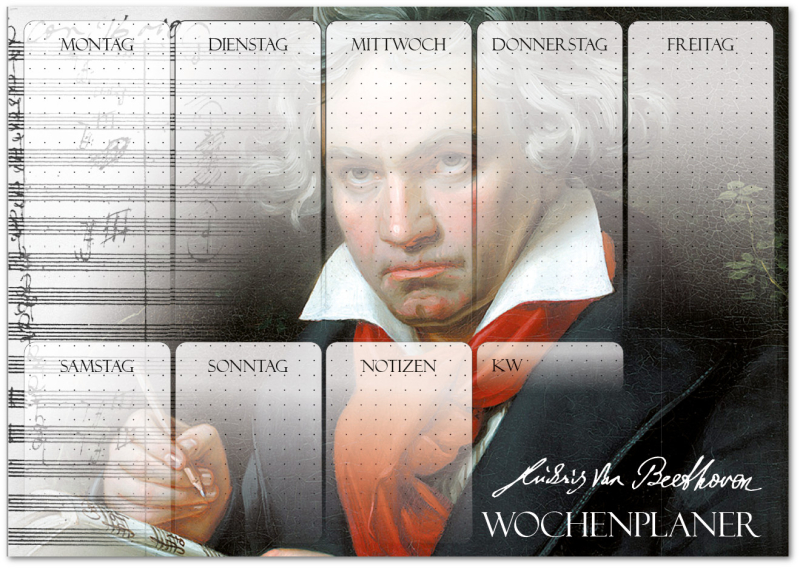 Wochenplaner "Beethoven"