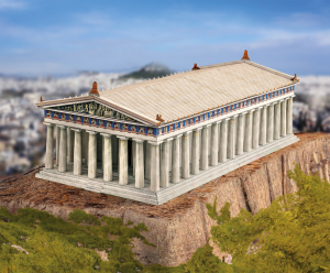 Parthenon - Bastelbogen