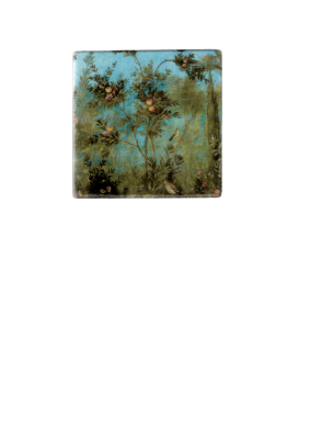 Römisches Fresko - Untersetzer aus Marmor