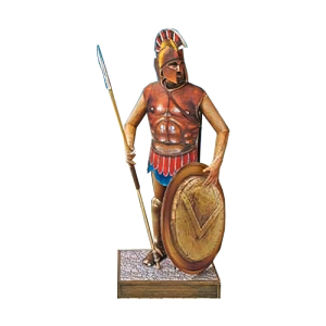 Griechischer Hoplit - Bastelbogen