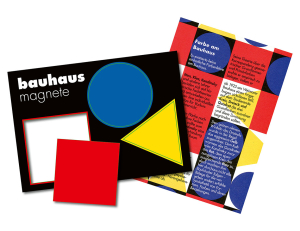 Bauhaus-Grundformen und -farben - Magnetstickerset