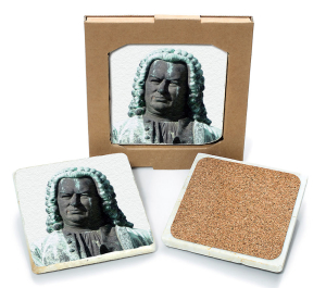 Untersetzer aus Marmor - Bach