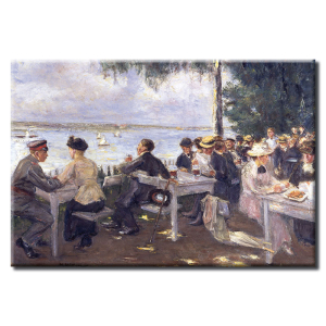 Magnet - Liebermann, Gartenlokal an der Havel