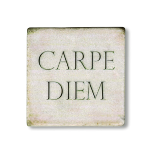 Carpe Diem - Untersetzer aus Marmor