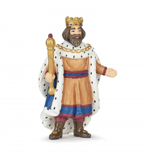 König mit goldenem Zepter - Spielfigur Papo